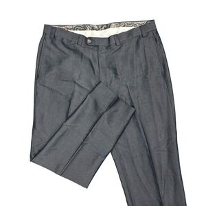 Lauren Ralph Lauren Dress‎ Pants Mens 36X34 Light Weight Blue Pleated Rayon